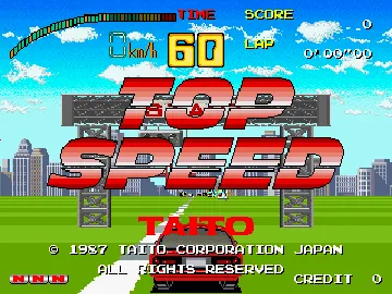 Top Speed (US) screen shot title